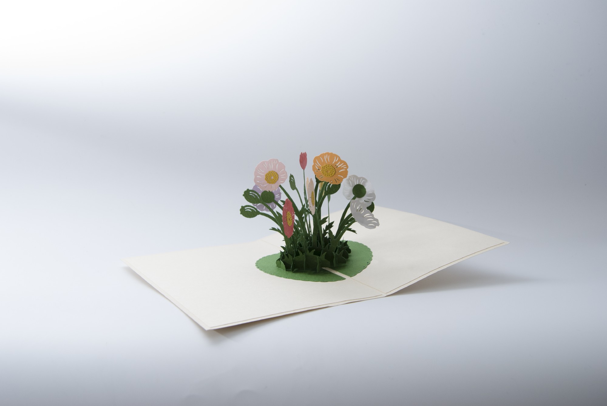 Pop-Up Karte 'Blumenwiese', multicolor, L 18 cm, B 13 cm günstig bestellen