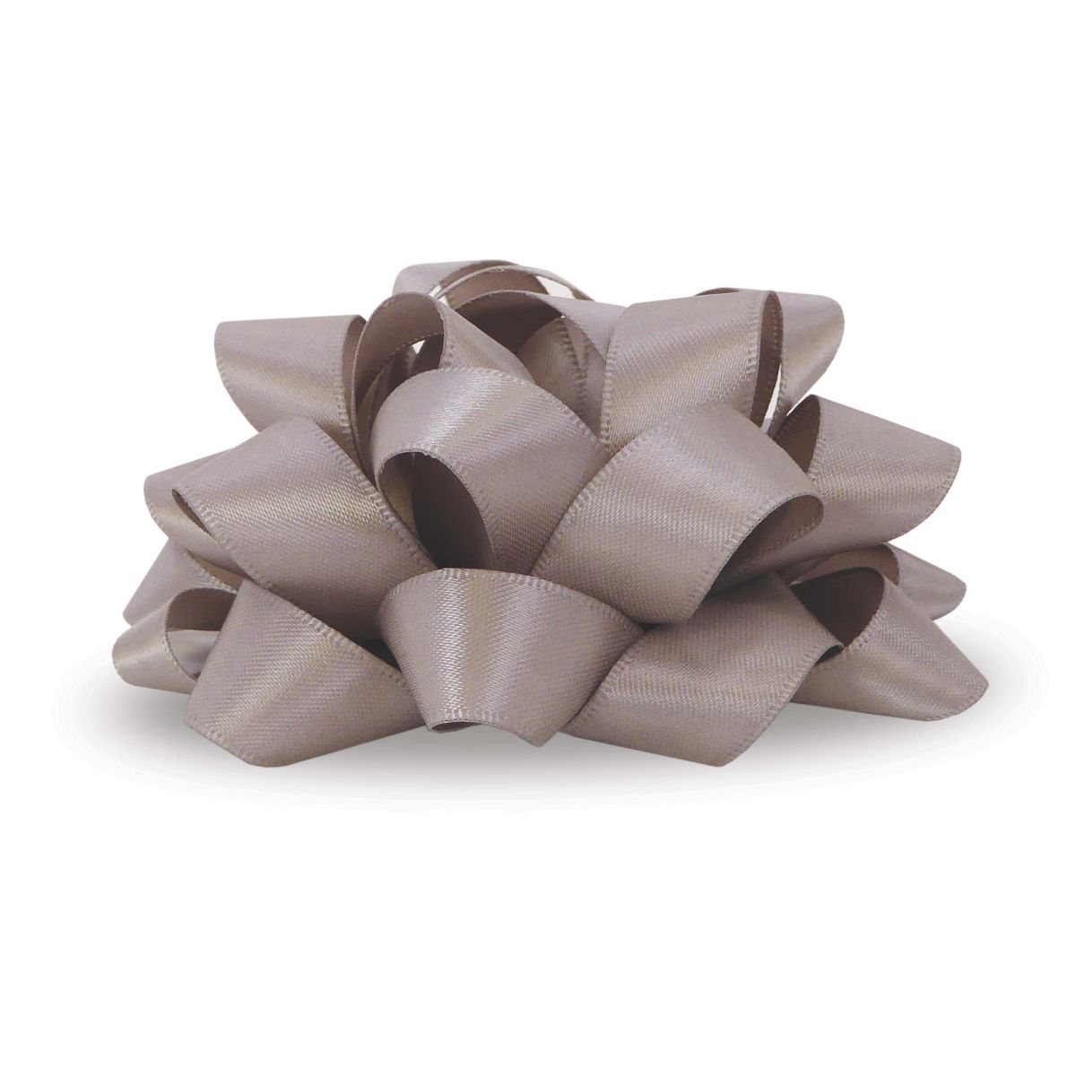 Silver Satin Bow