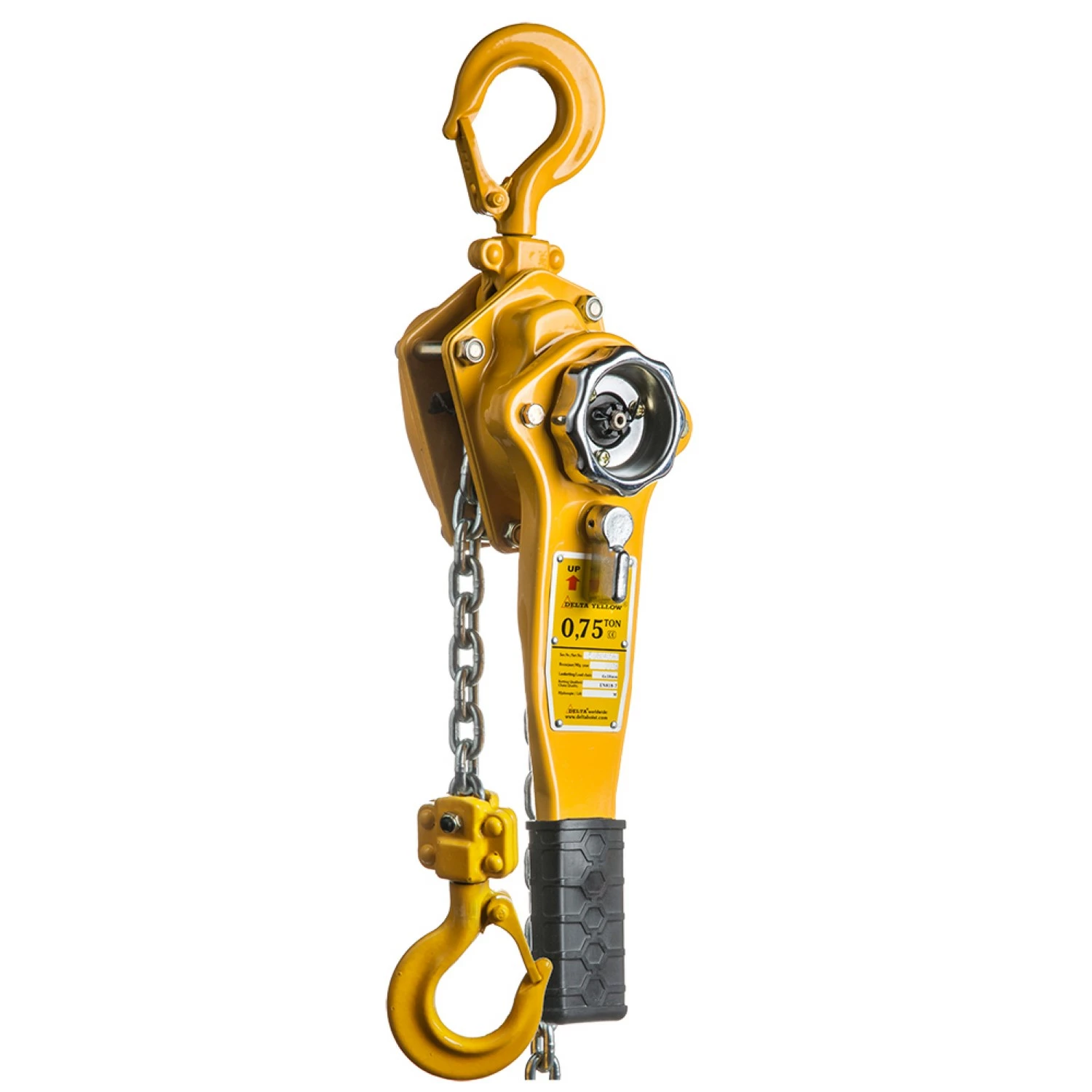 Delta Yellow DY.0.0540753 Rateltakel - 0.75 ton - met 3 meter hijshoogte