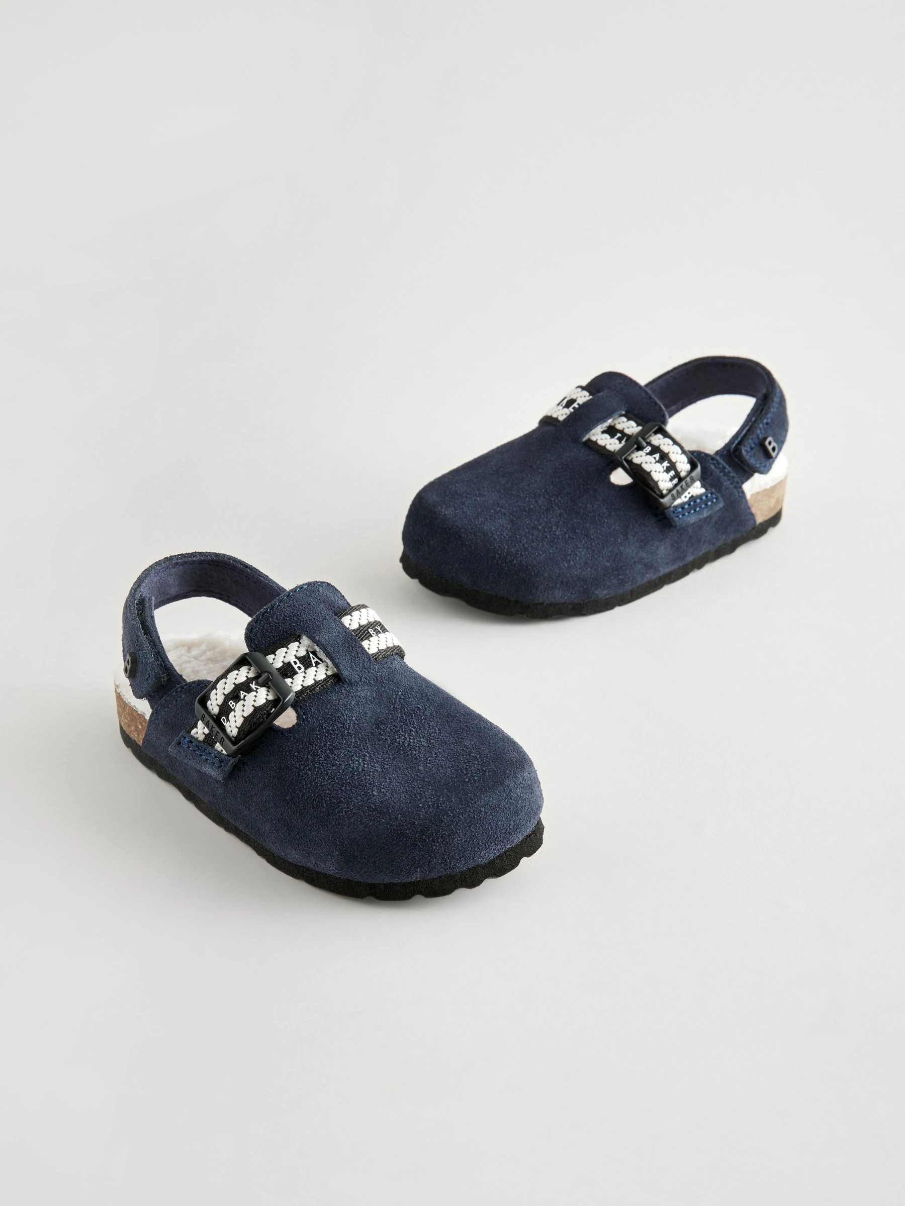 Marineblauw - Baker by Ted Baker klomppantoffels voor jongens