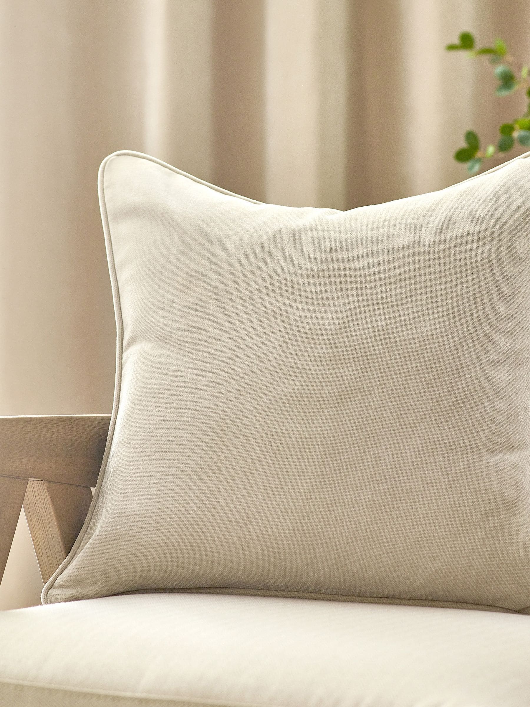 Yard Heavy Chenille Piped Cushion