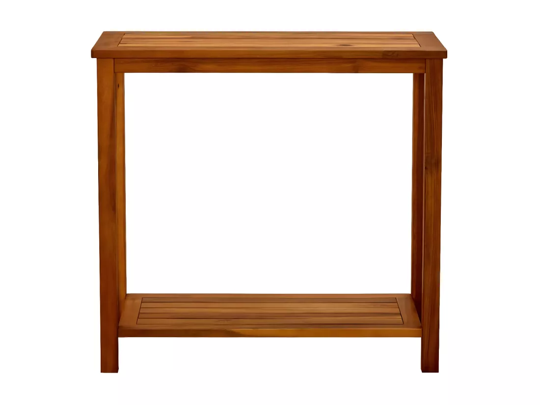 Prolenta Premium - Table console de jardin 80x35x75 cm Bois d'acacia solide