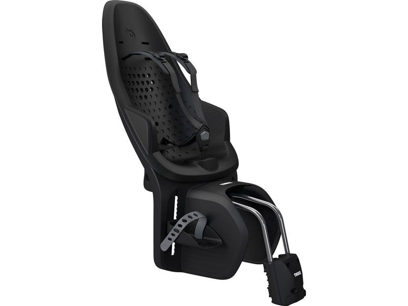 Thule Fahrradkindersitz Yepp 2 Maxi (RH) Midnight Black Velo-Kindersitz zur Rahmenmontage