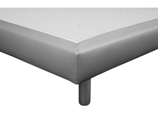 CONCEPT1 - Sommier  90 x 190 Chatel Light 90x190cm Cannes gris clair