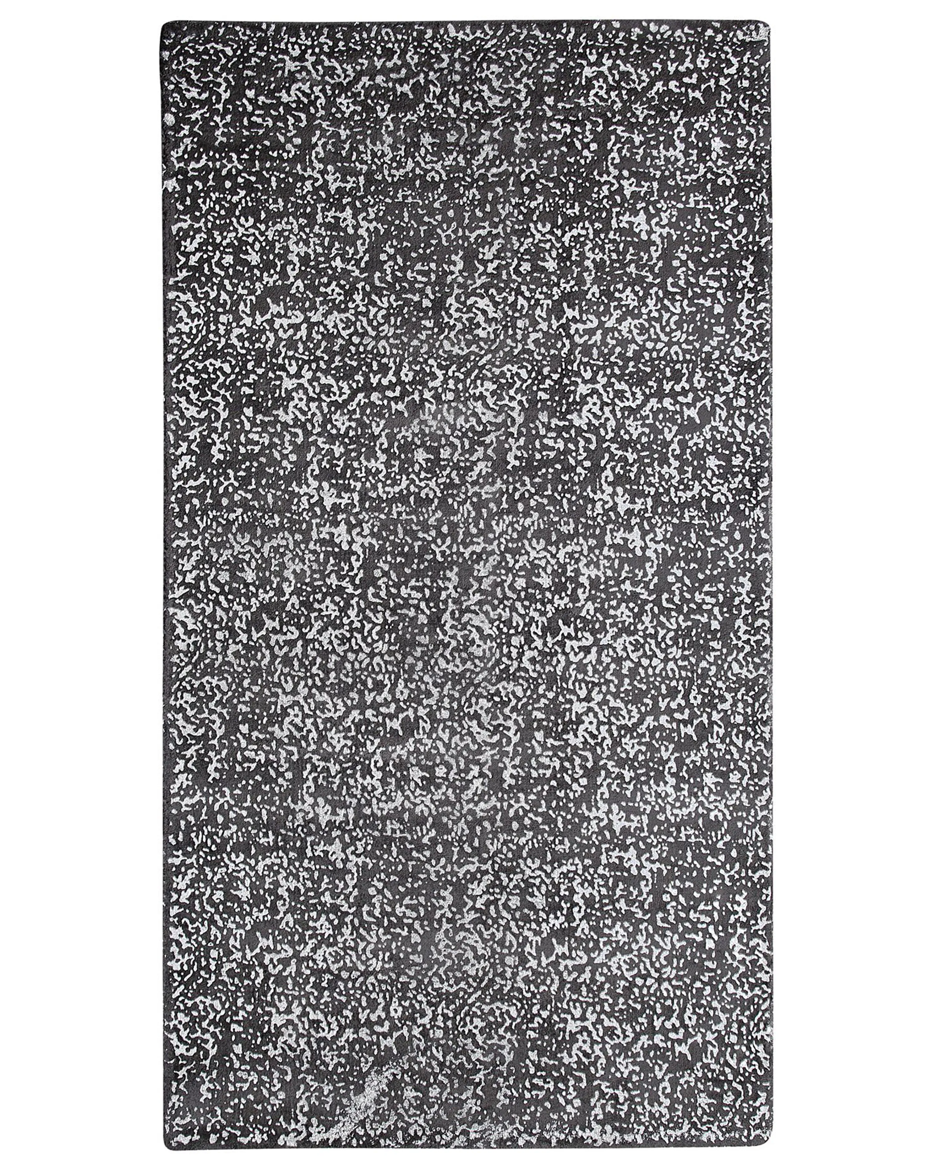 Vloerkleed ESEL Zilver 80 x 150 cm Viscose