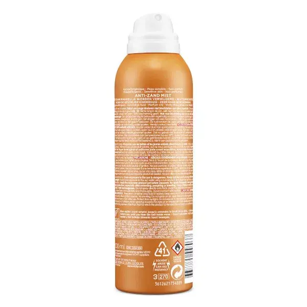 Vichy Capital Soleil Protetor Solar em Spray Anti-Areia para Crianças FPS 50+ 200ml