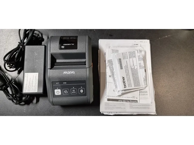 [OUTLET] - Brother RuggedJet RJ-3050 - Kvitteringsprinter - direkte termisk - Rulle (8 cm) - 203 dpi - op til 127 mm/sek. - USB 2.0, Wi-Fi(n), Bluetooth 2.1 EDR