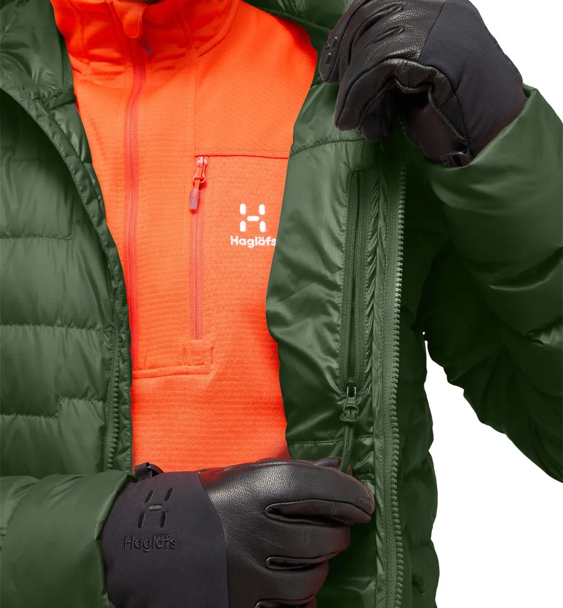 Haglöfs Roc Flash Down Hood Men Seaweed Green