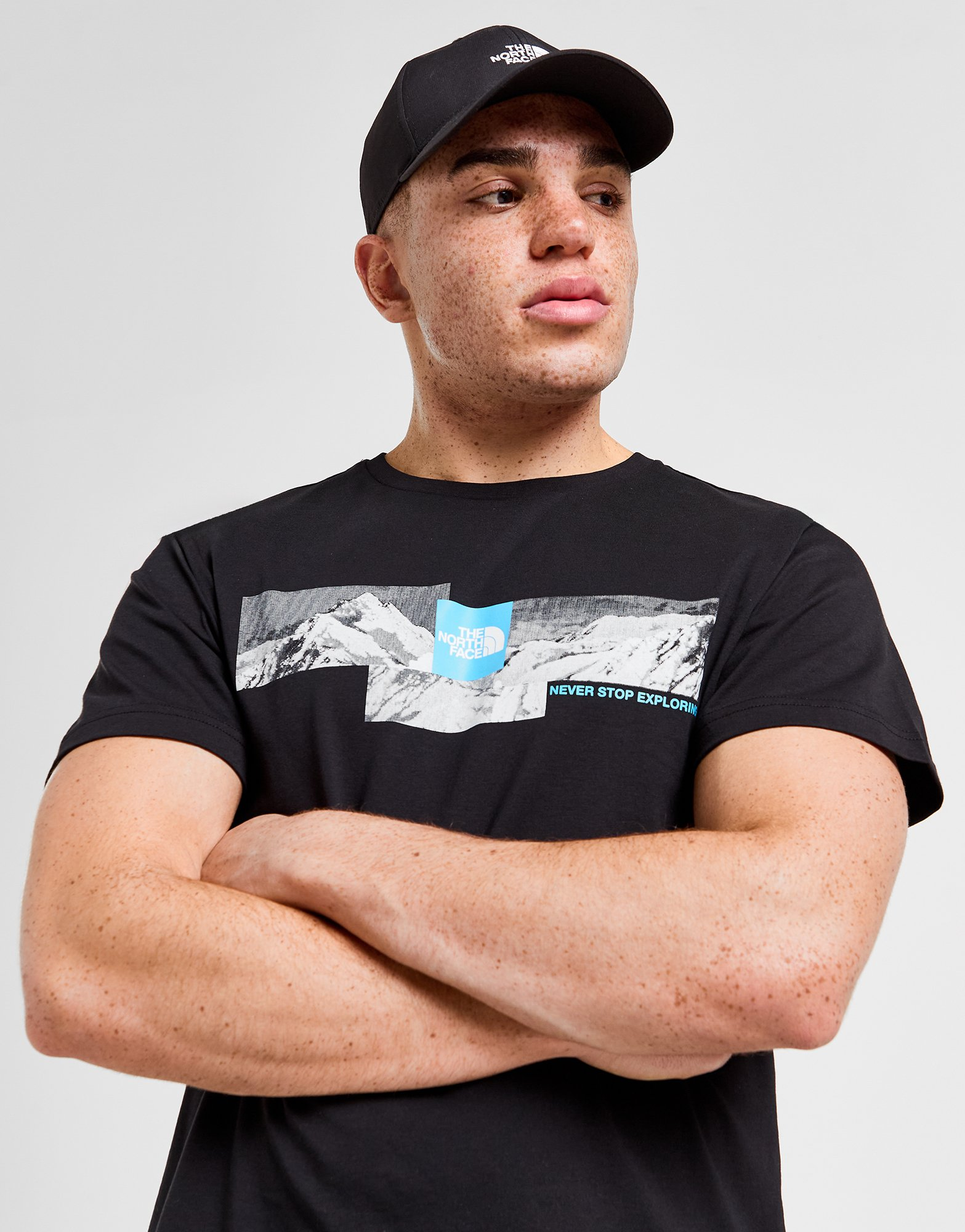The North Face T-shirt Front Mountain Homme