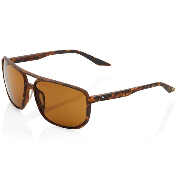 100% - Lunettes de soleil Konnor Marron