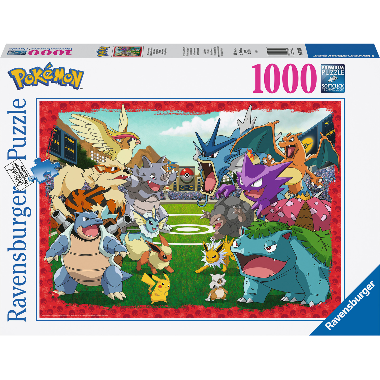 Puzzle Pokémon Kräftemessen 1000tlg