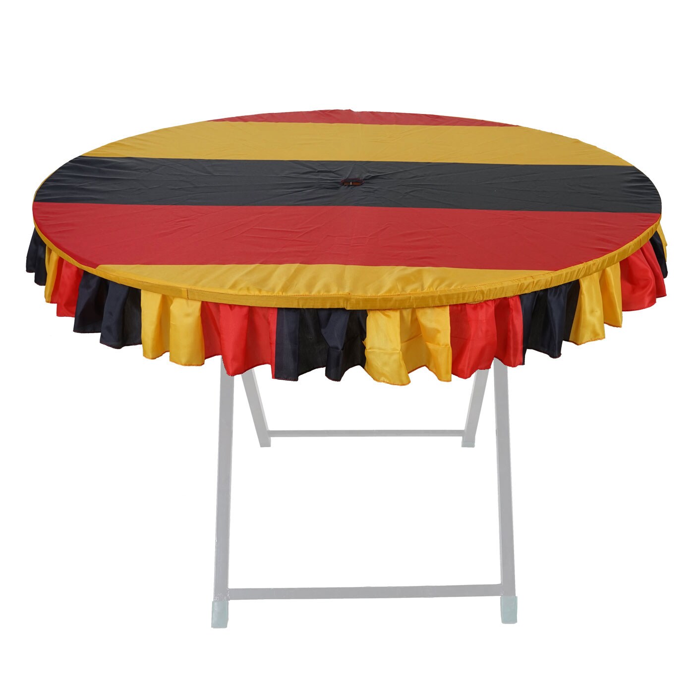 Tischdecke MCW-D18, Biergartentisch-Husse Tischhusse, Deutschland WM EM Ø115cm