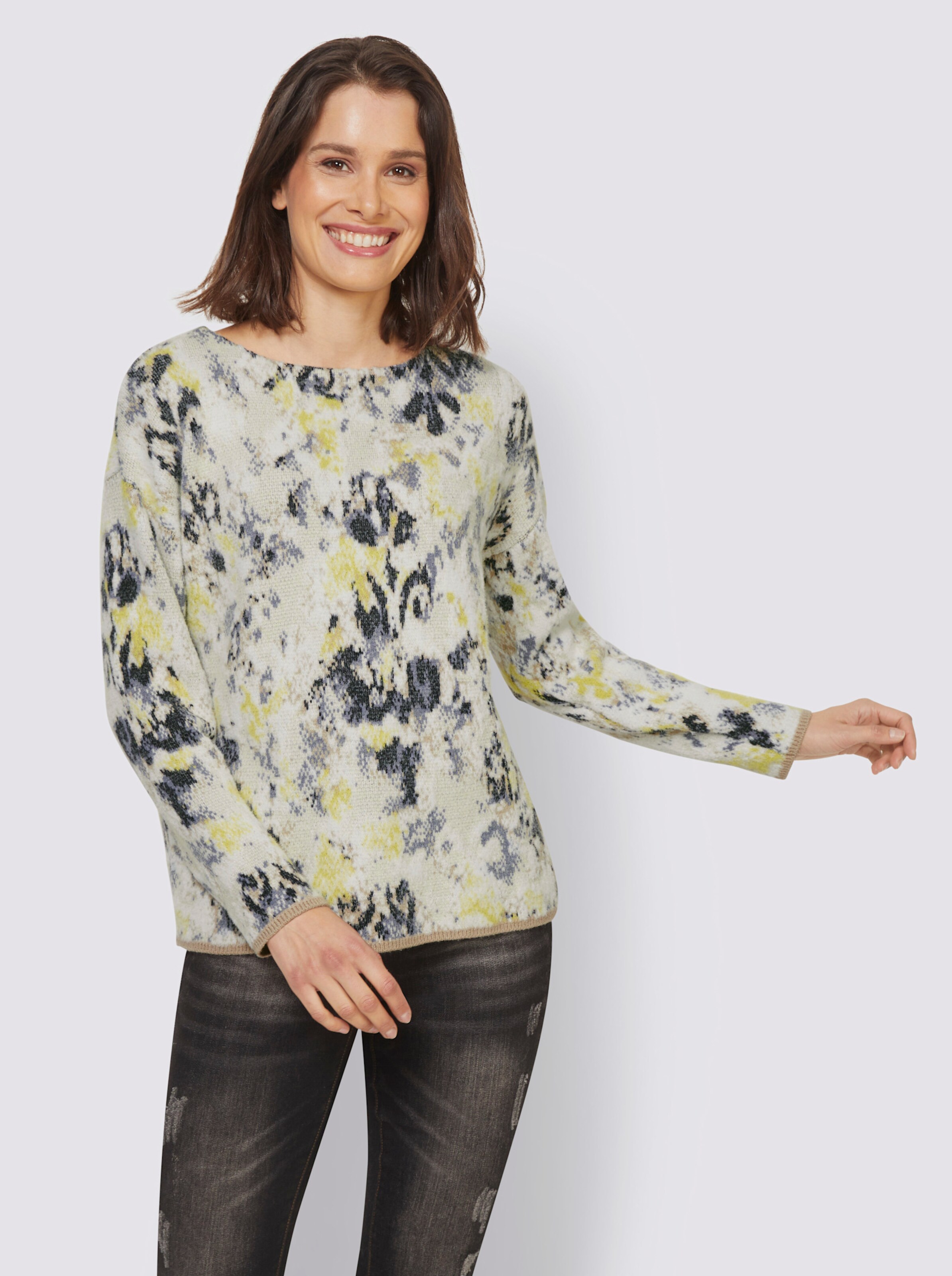 Jacquard-Pullover