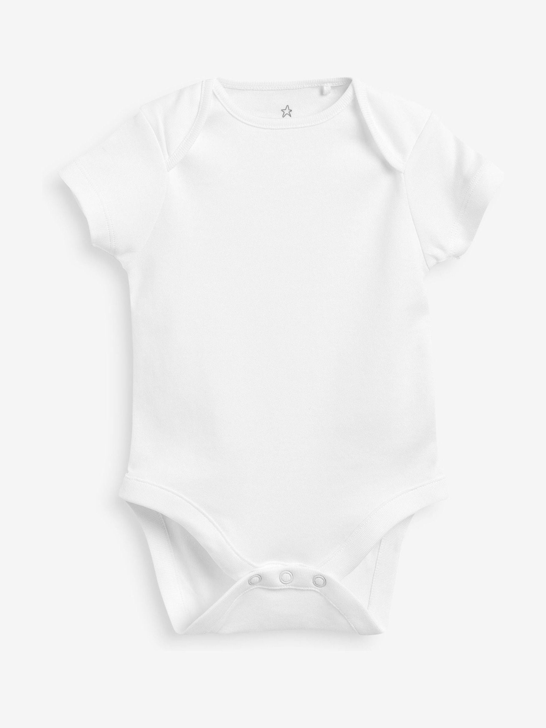 Witte must-have - Rompertjes met korte mouwen