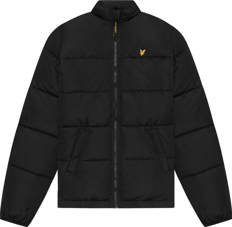 Lyle & Scott Winterjas puffer met capuchon Z865 Jet zwart