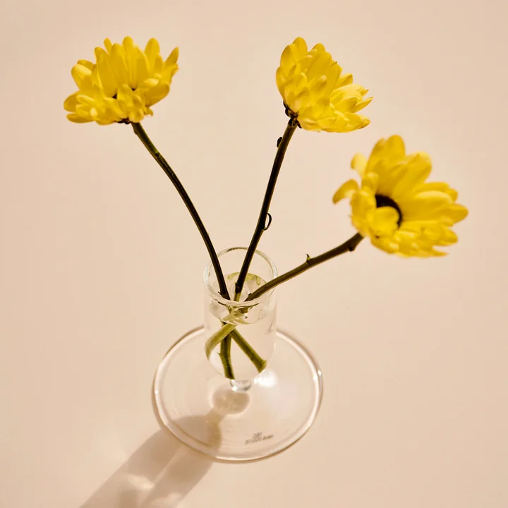 HAY - Tiny Vase Ø 7 x H 8.6 cm, klar