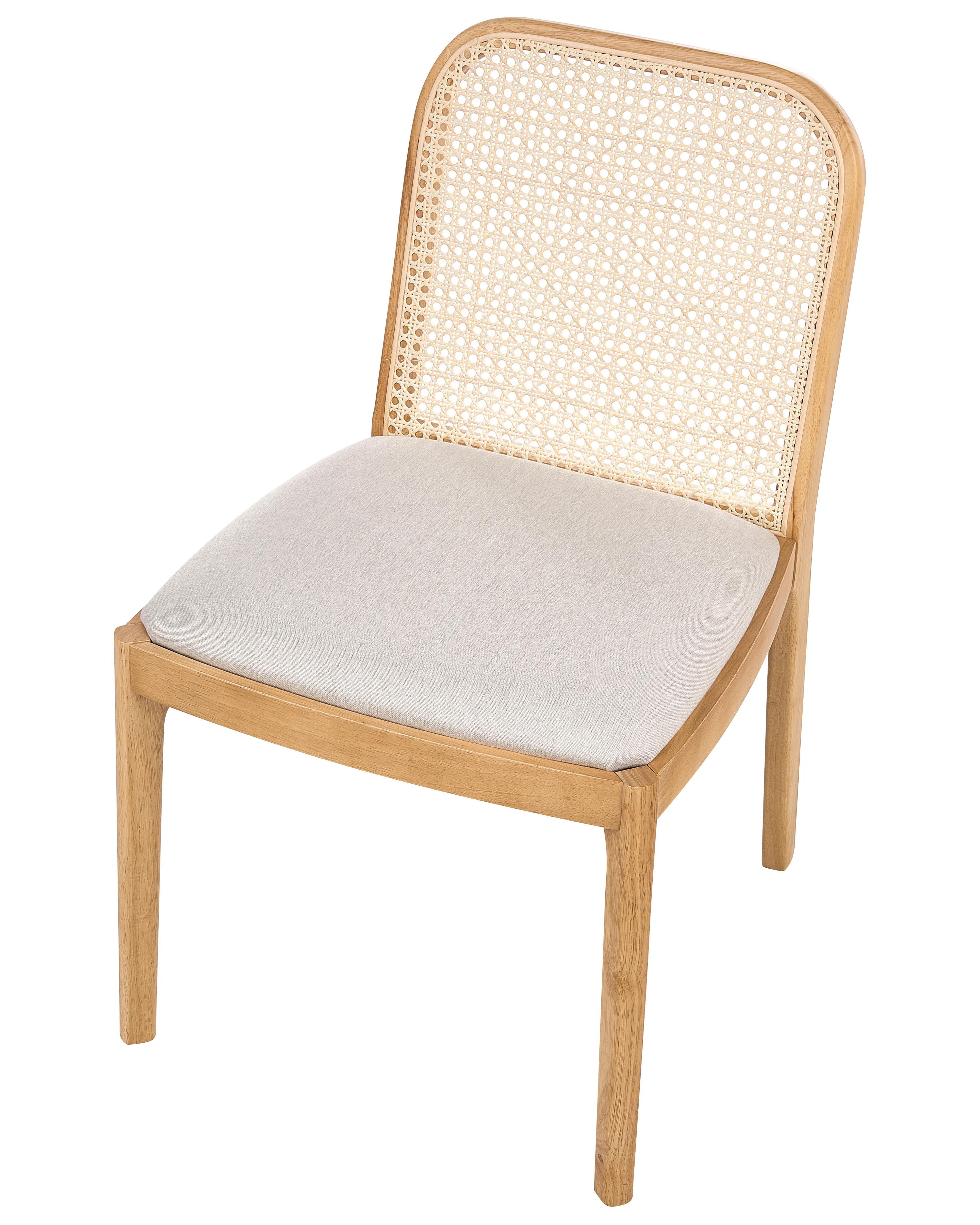 Set van 2 eetkamerstoelen EDINA Lichtbruin