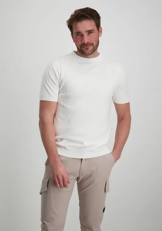 Pure Path T-shirt fijn gebeid 24010808