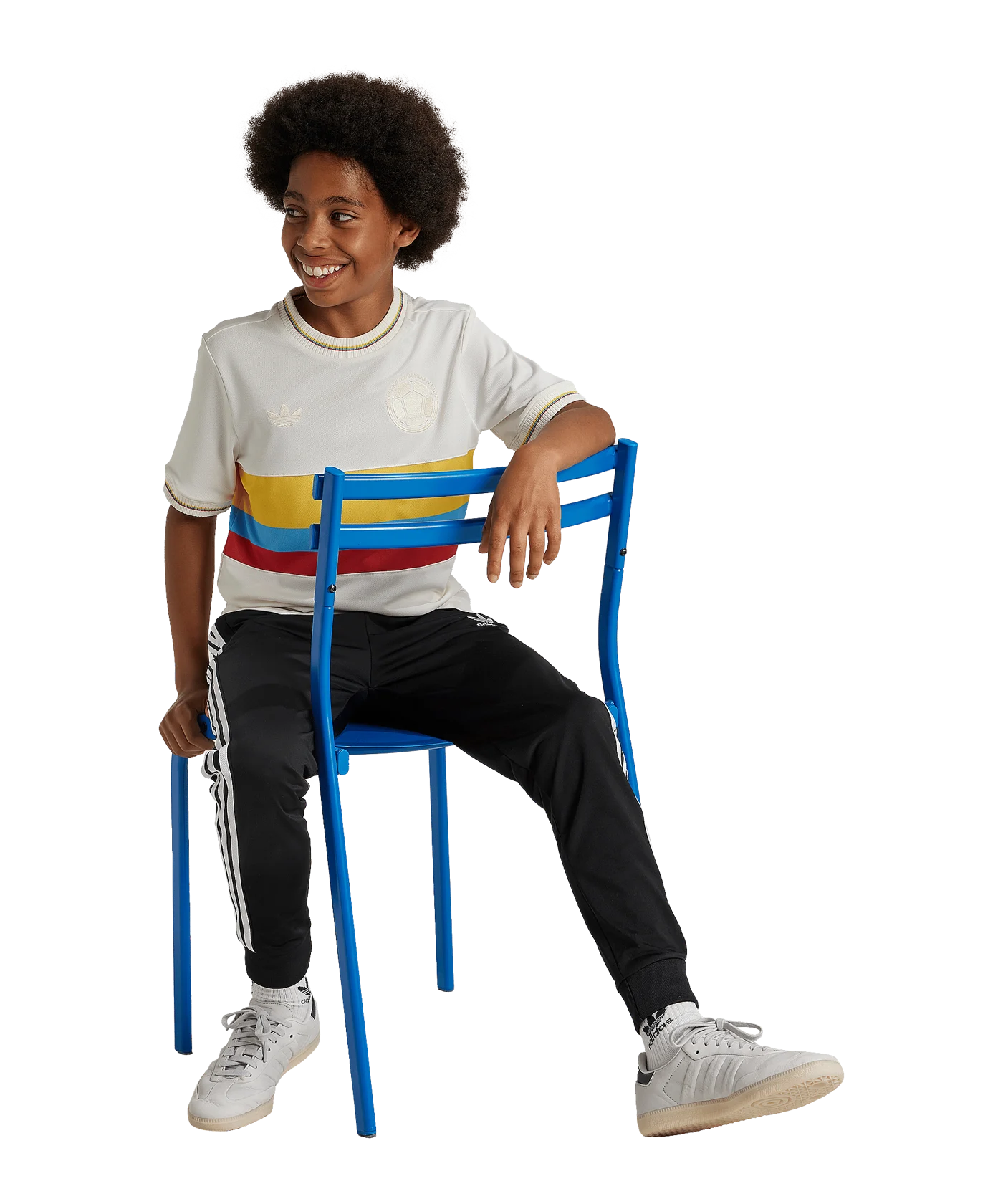 adidas Originals Kolumbien Anniversary Trikot Kids Weiss