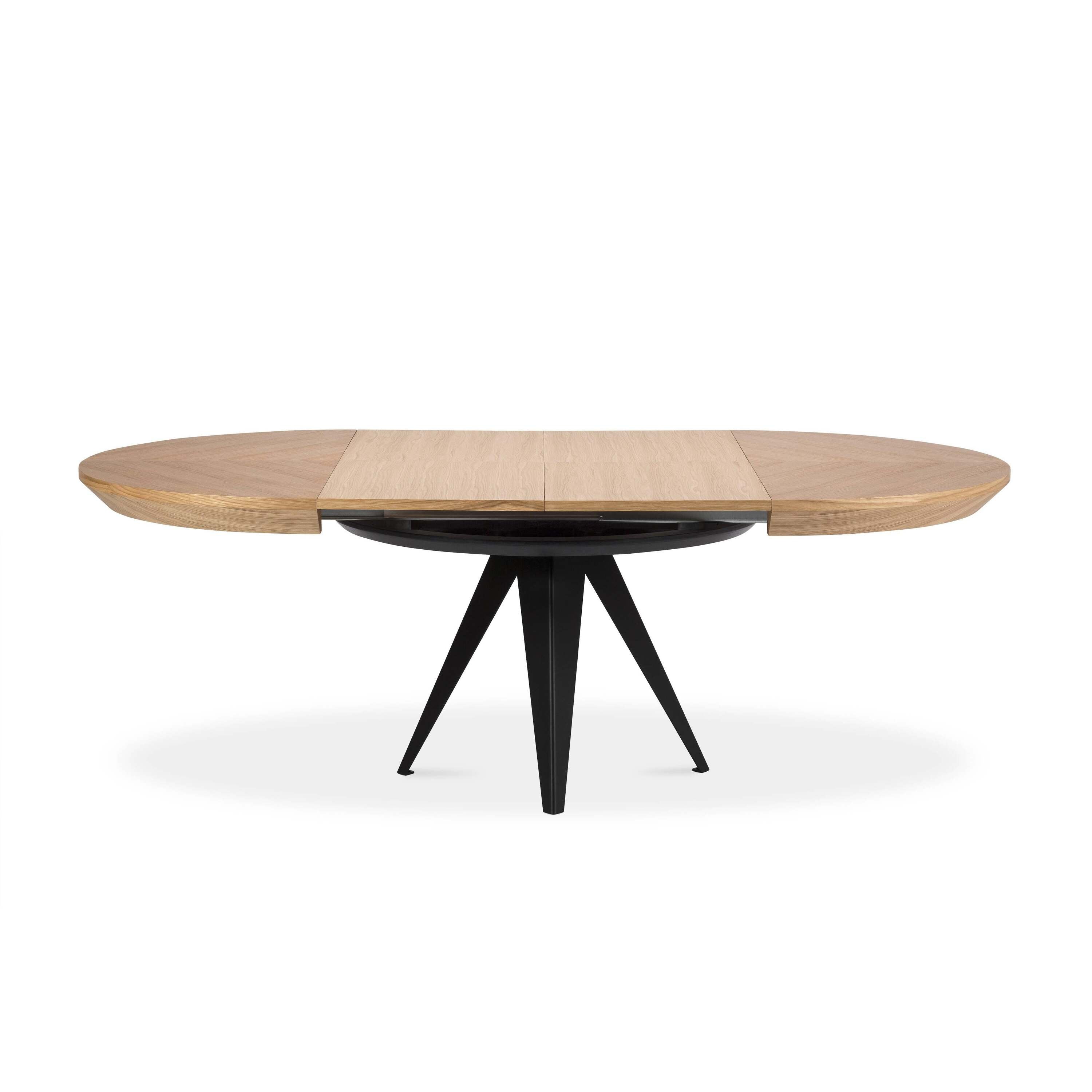 Windsor & Co Magnus Eettafel Uitschuifbaar Ã 120/220 cm - Naturel Eiken