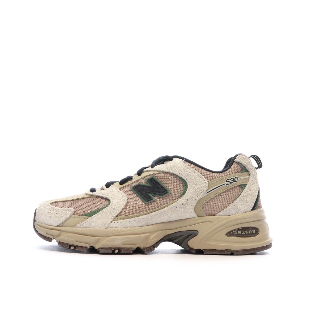 New Balance New Balance 530 Baskets Beige/Marron/Vert Mixte MR530SND