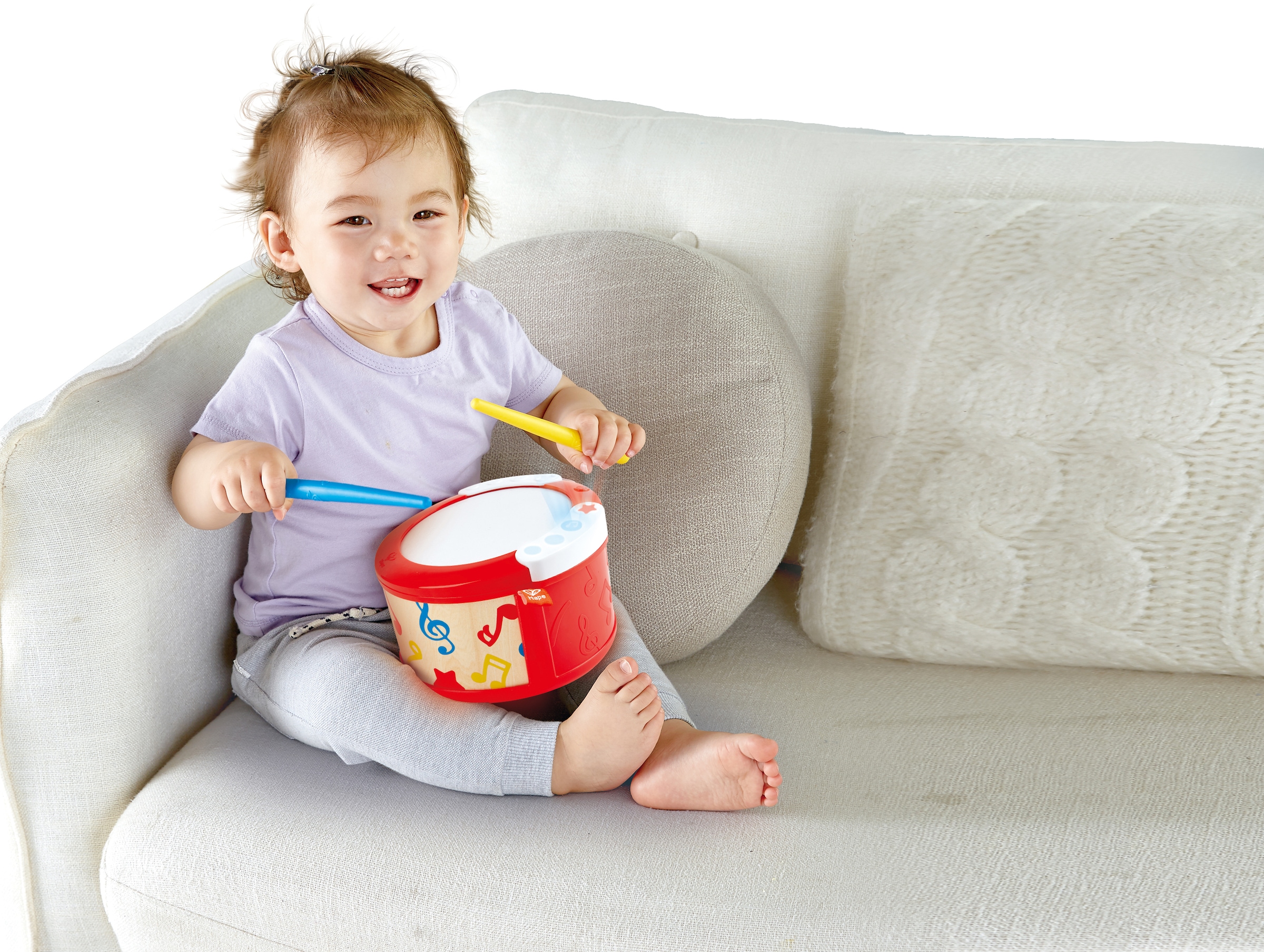 Hape Spielzeug-Musikinstrument »Lern-Spiel-Trommel« mit Licht & Sound