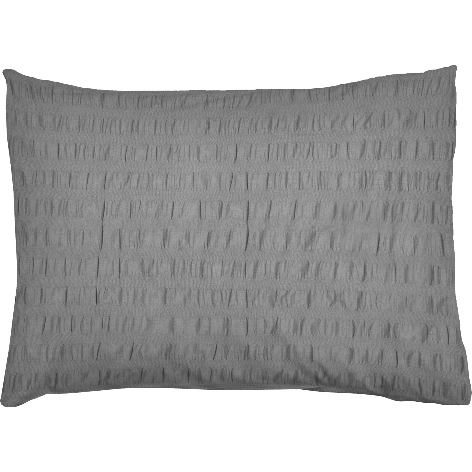 Bettwäsche Seersucker uni 65x100 Pfulmen, grau