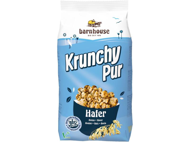 Barnhouse Müsli Bio Krunchy Pur Hafer Beutel 750 g Bio Hafer-Knuspermüesli