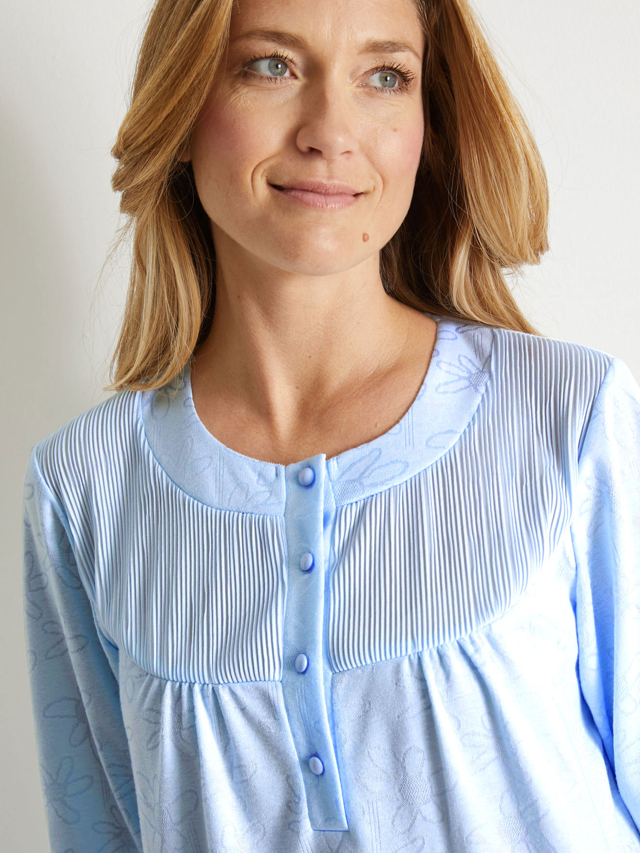 Chemise de nuit unie