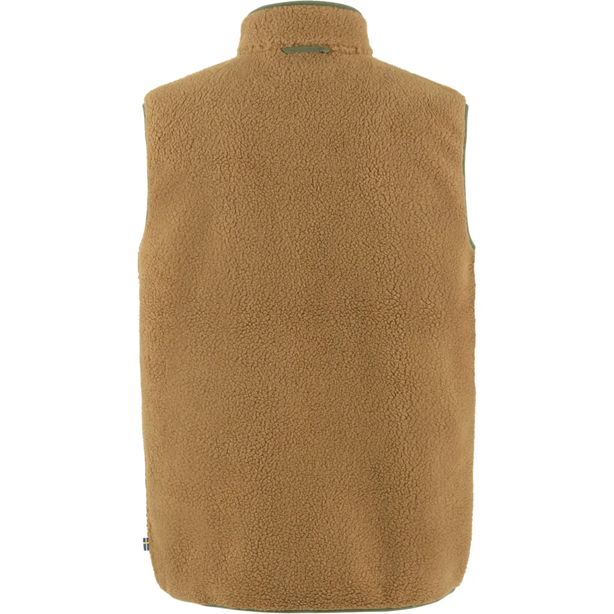 Fjällräven Men's Vardag Pile Fleece Vest Buckwheat Brown-Laurel Green