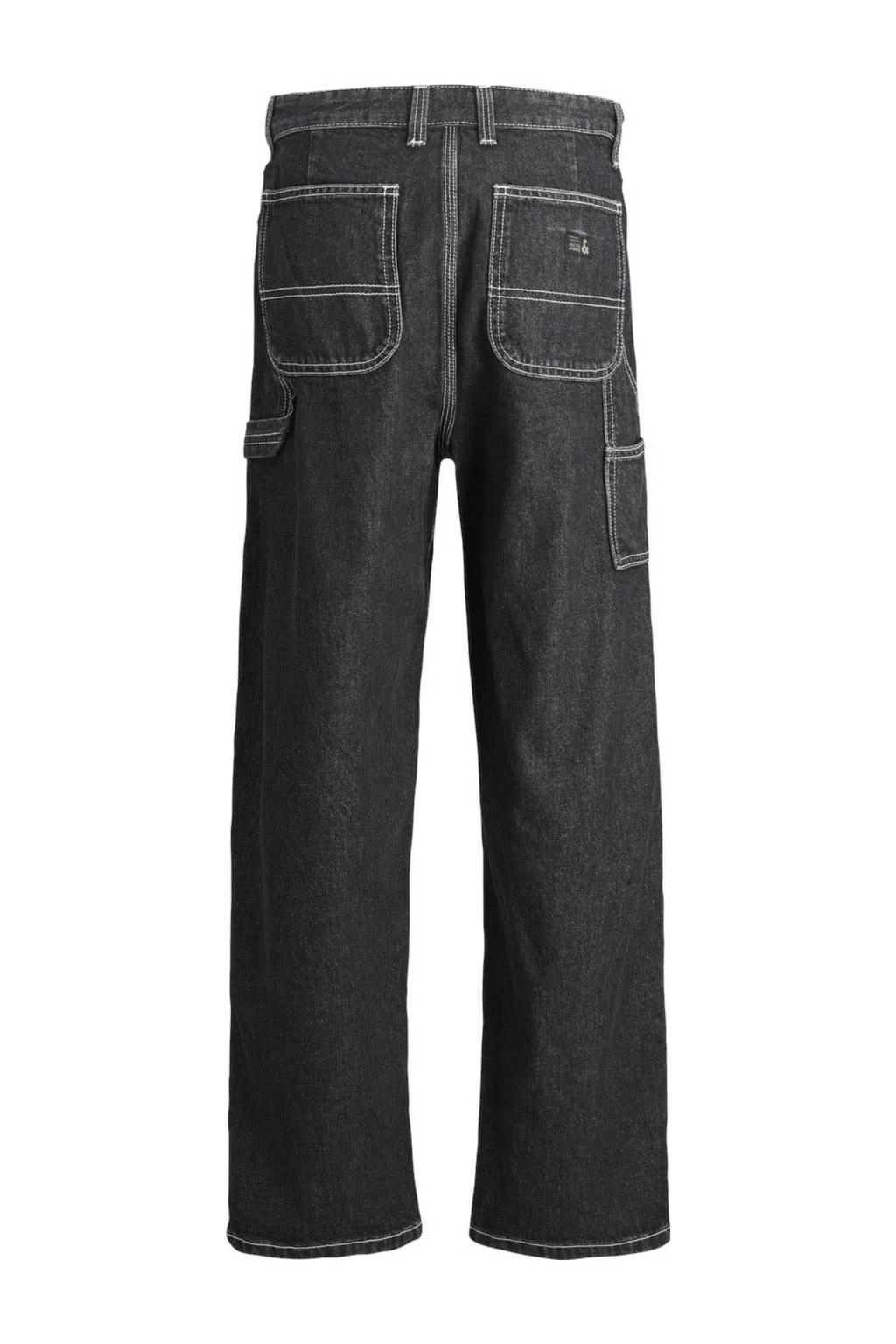 JACK & JONES loose fit jeans JJIALEX JJCARPENTER black denim