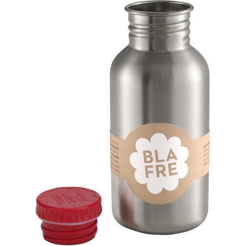 Blafre rvs drinkfles rood - 500ml
