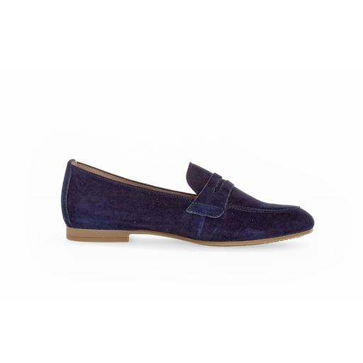 Gabor Samtchevreau Loafers, Blue, 40