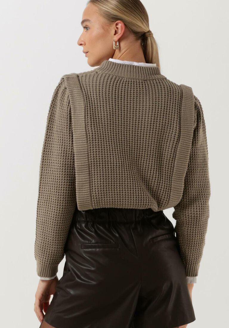 MINUS donkergroene minus trui appoline knit pullover
