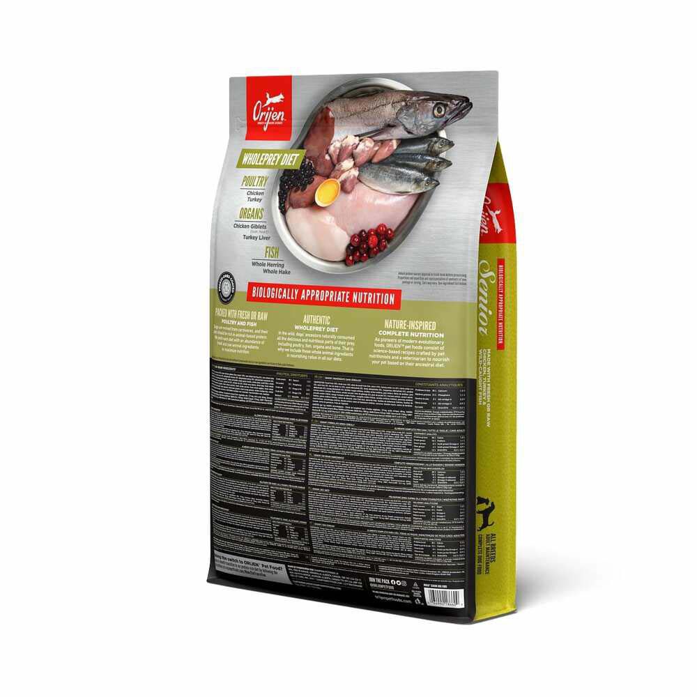 Orijen Senior Dog Whole Prey - Hondenvoer - 6 Kilogram - kip