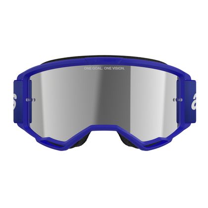 Masque cross Alpinestars VISION 3 WORDMARK IRIDIUM 2025 - Bleu