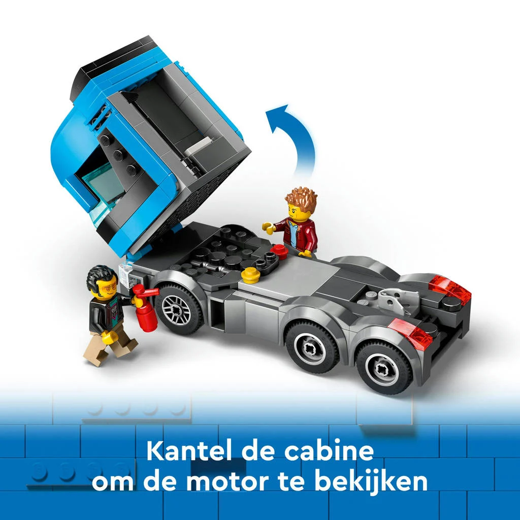 Super truckTransportvoertuig met sportauto's Speelgoed voor Kinderen 60408