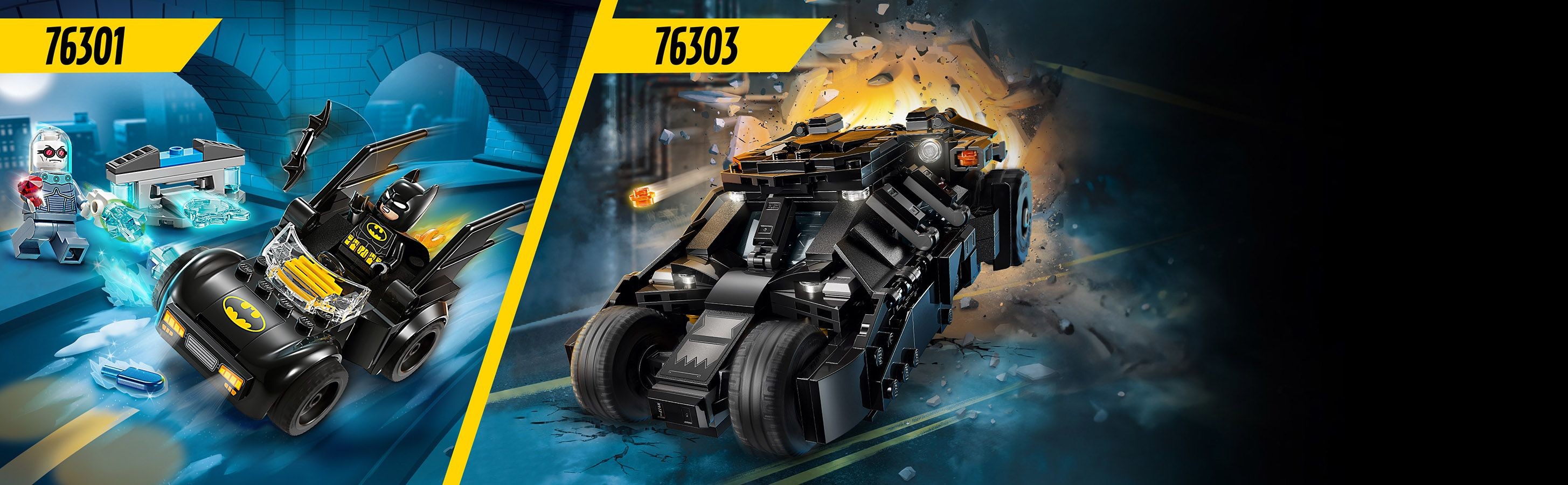 LEGO - Super Heroes - Batmans Tumbler mod Two-Face og Jokeren (76303)