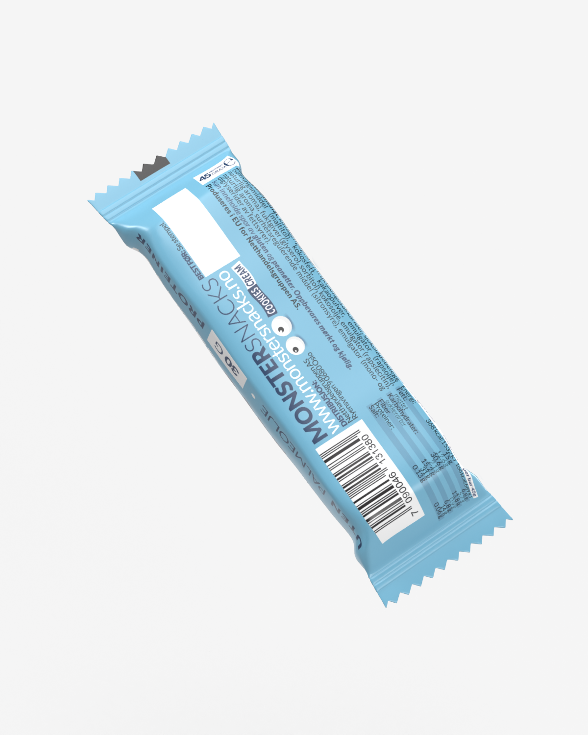 Monster Core Protein Bar Cookies &amp; Cream 45g