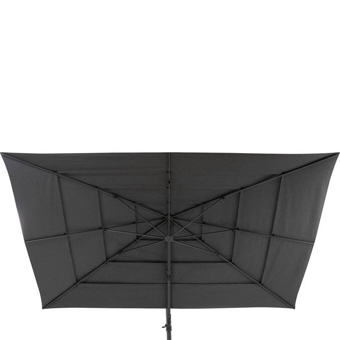 Toile de parasol carré MELHIA Anthracite