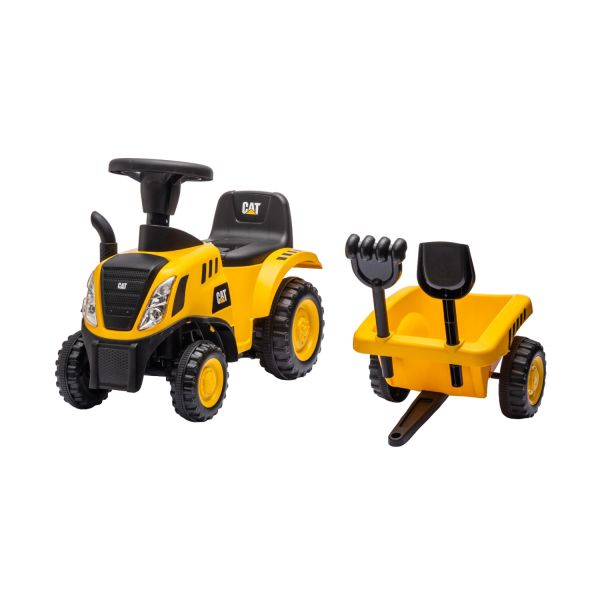Puck CAT Tractor Loopauto met Aanhanger