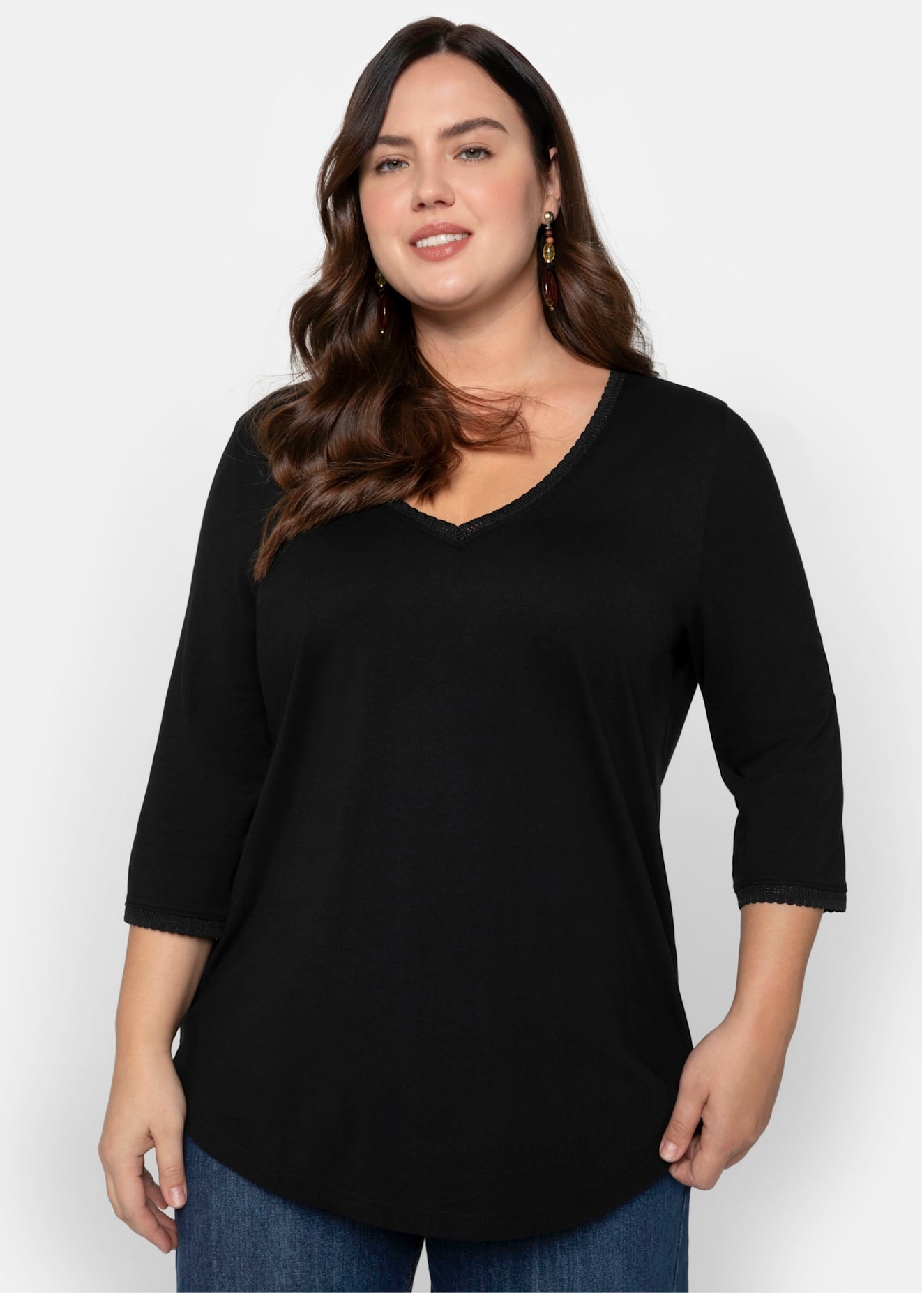 Sheego 3/4-Arm-Shirt »3/4-Arm-Shirt«, 1 Stk.