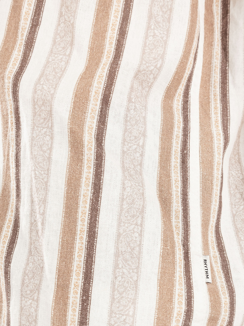 Rhythm Paisley Stripe Shirt cedar