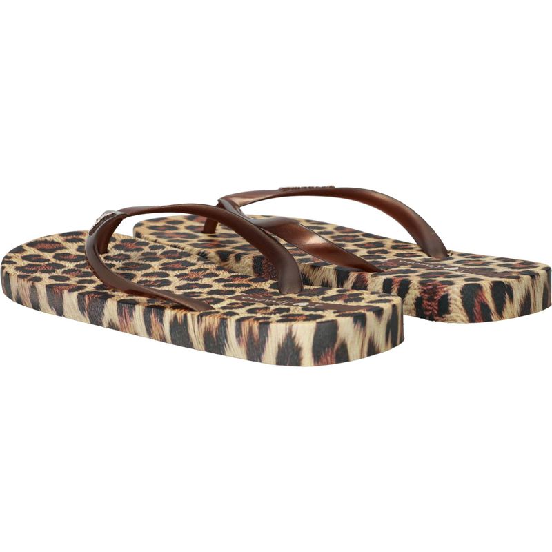 Ipanema Animal Print Slippers Bruin Dames