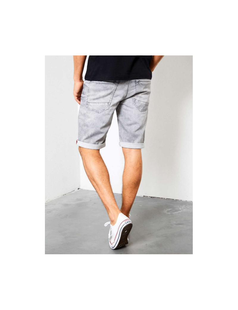 PETROL IND SHORT SLIM FIT JOGG JEAN GRIS CLAIR