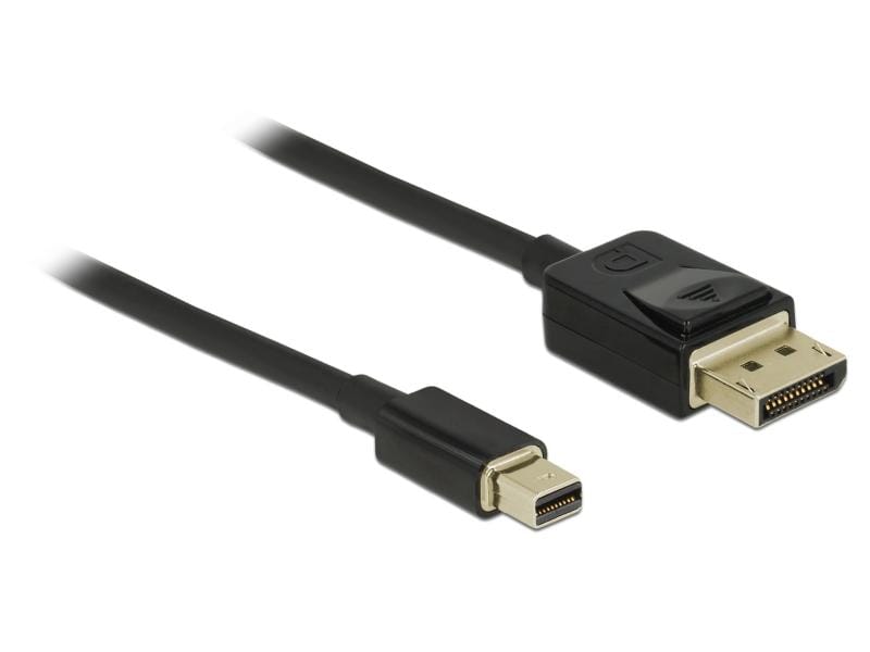 Delock Kabel Mini-DisplayPort – DisplayPort, 2 m 8K 60 Hz Delock Mini DisplayPort zu DisplayPort Kabel 8K 60 Hz 2 m DP 8K zertifiziert