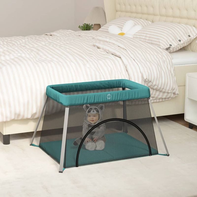 Babybox - Opvouwbaar - Aluminium - Linnen - Inclusief Draagtas