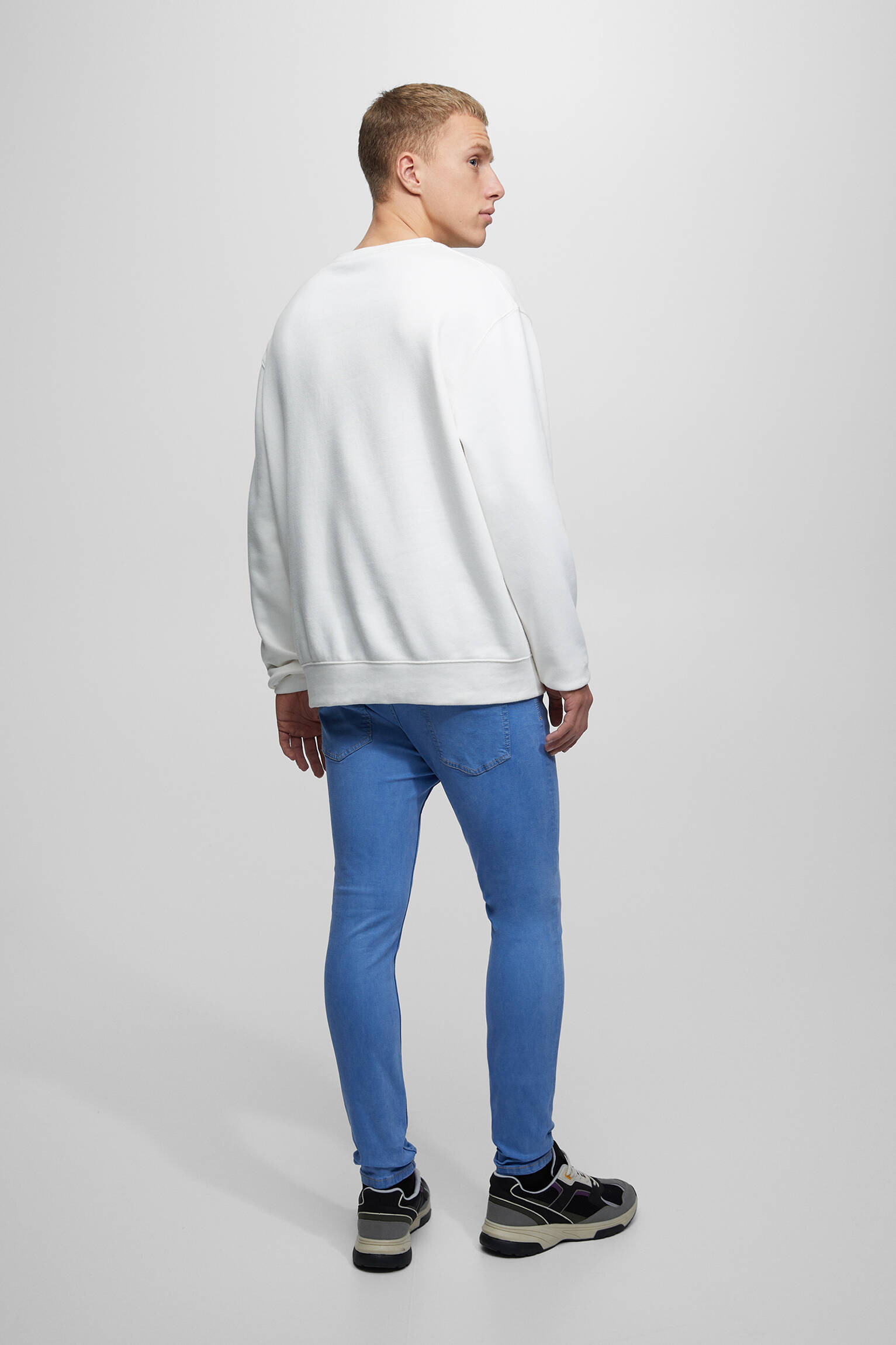 CALÇA JEANS CARROT - AZULINA