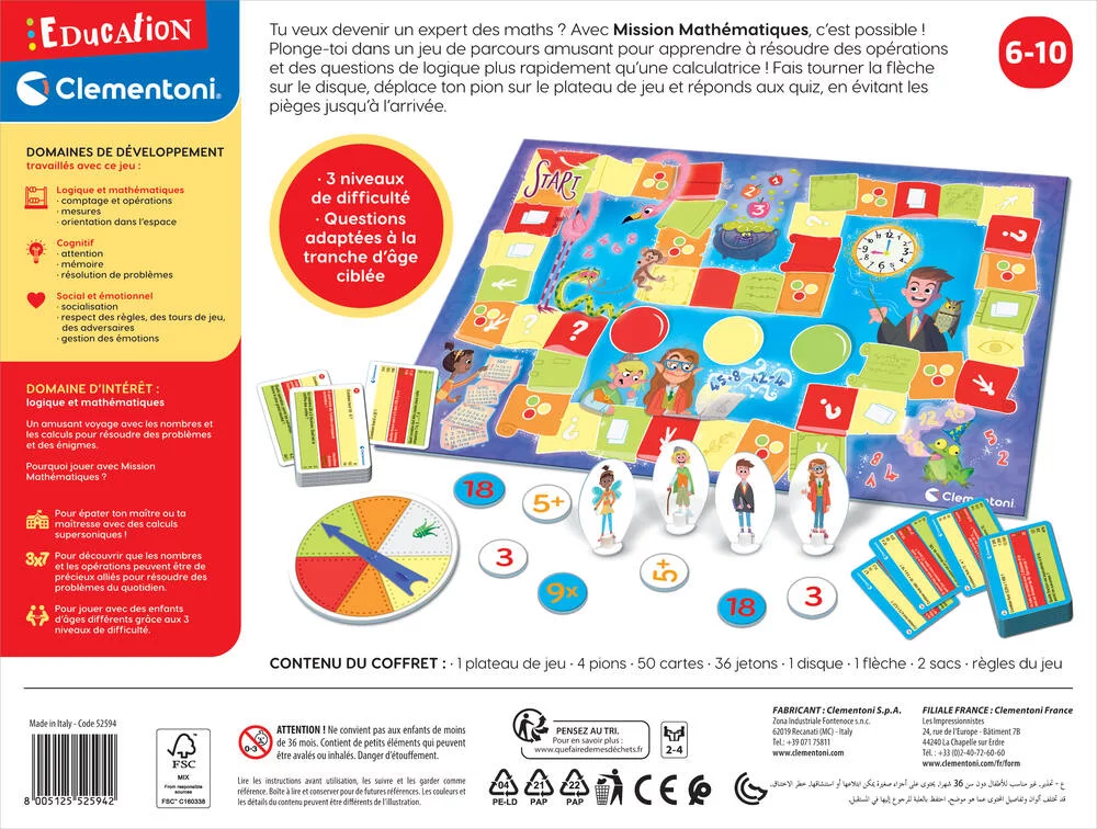EDUCATION CLEMENTONI - MISSION MATHEMATIQUES
