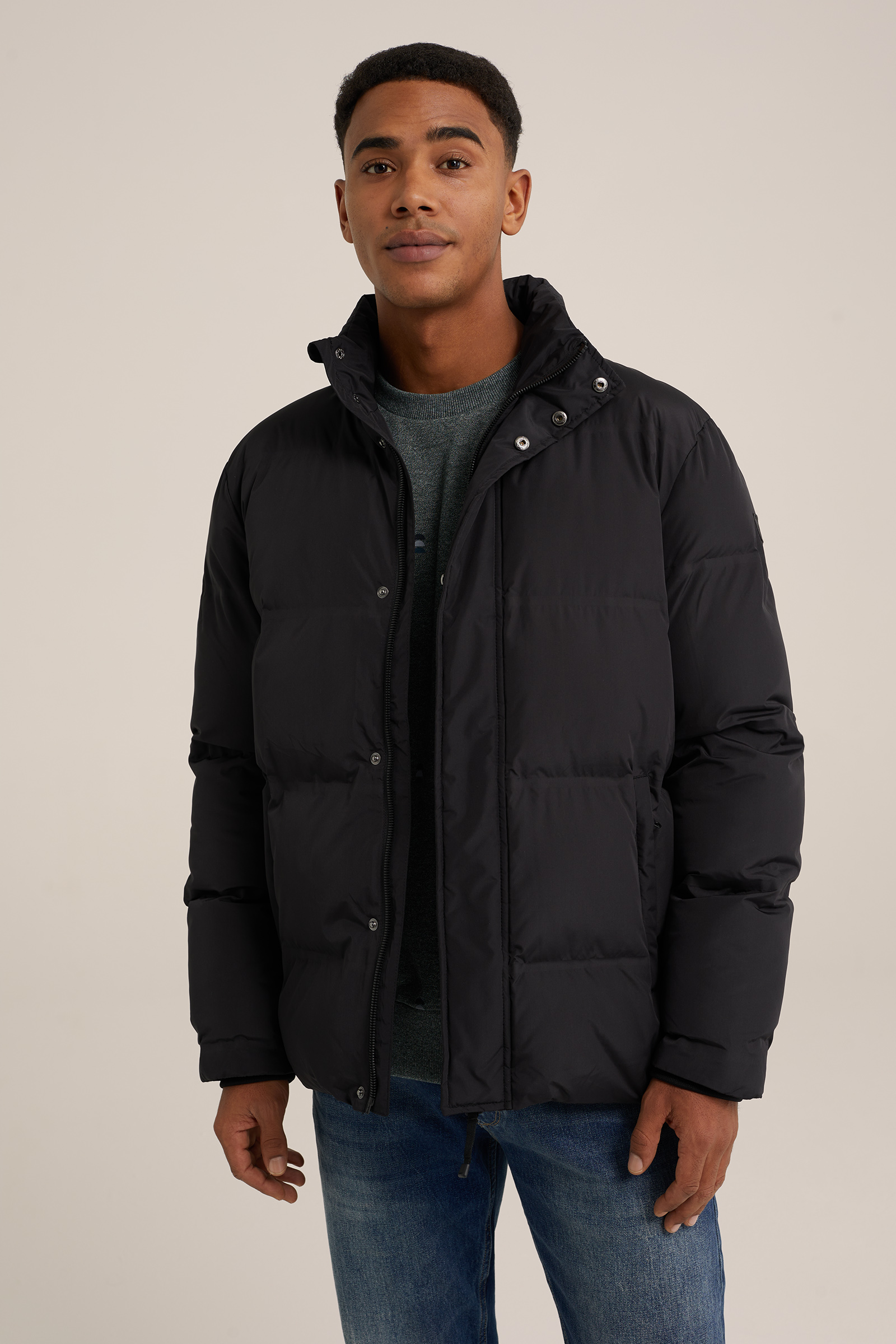 lichtgewicht jack WE Fashion Zwart